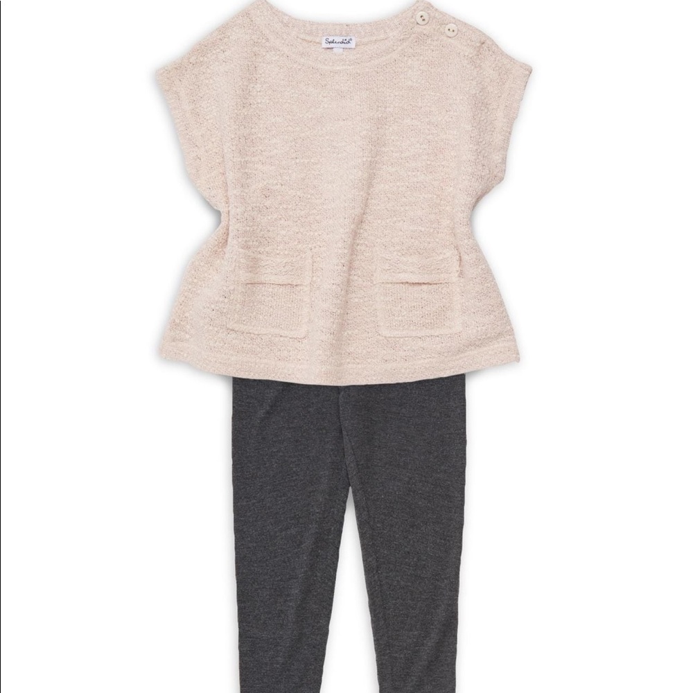 NWT Splendid Girl Knit shirt Set